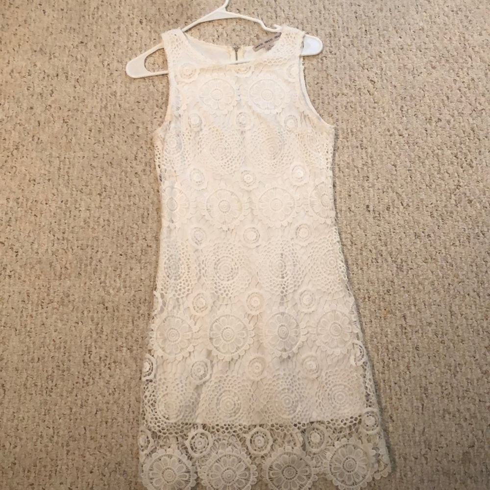 White dress great for a bridal shower